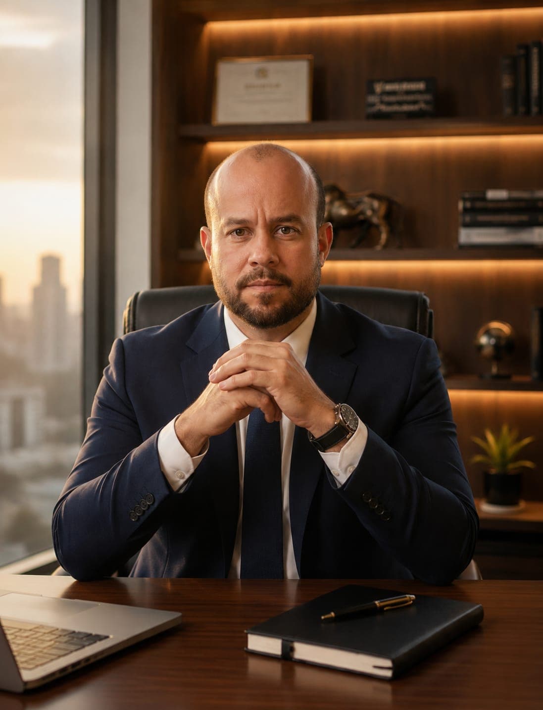 Flavio Colla em ambiente executivo